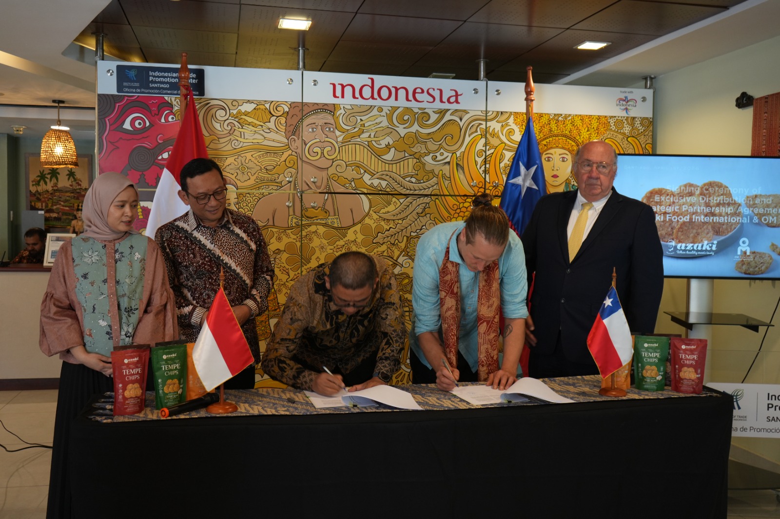Foto: Hasil Fasilitasi Perwadag RI, Tempe Indonesia Siap Masuk Pasar Chile