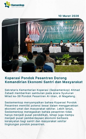 Foto: Koperasi Pondok Pesantren Dorong Kemandirian Ekonomi Santri dan Masyarakat