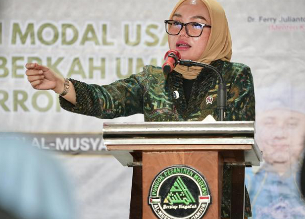 Foto: Wamenkop Dorong Penguatan Lembaga Ekonomi Pesantren Melalui Koperasi