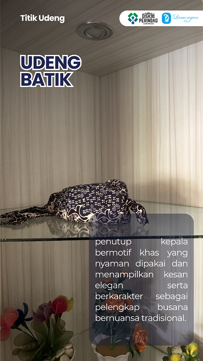 Foto: Batik Udeng tersedia di Lamongan Mart