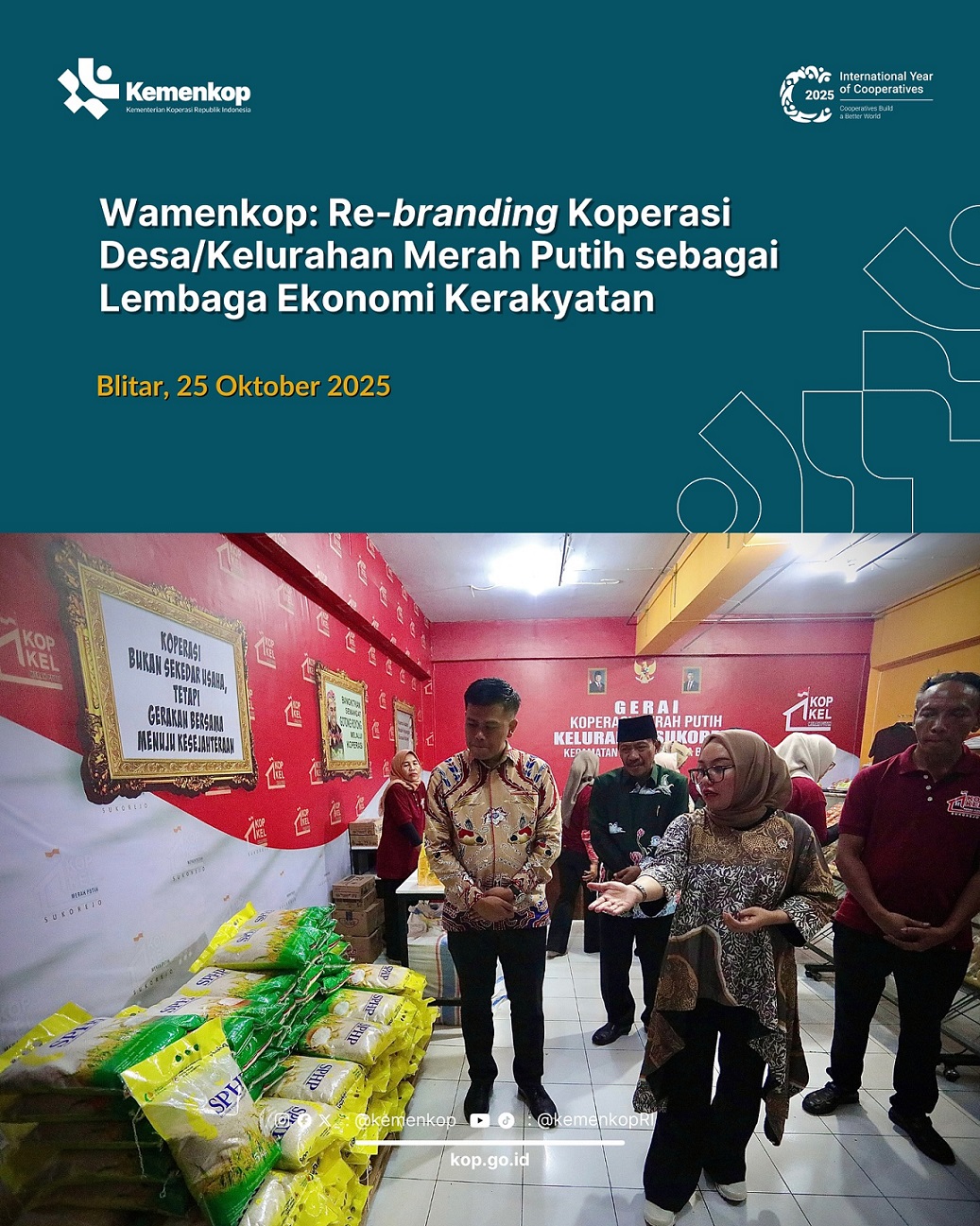 Foto: Wamenkop: Re-branding Koperasi Desa/Kelurahan Merah Putih sebagai Lembaga Ekonomi Kerakyatan