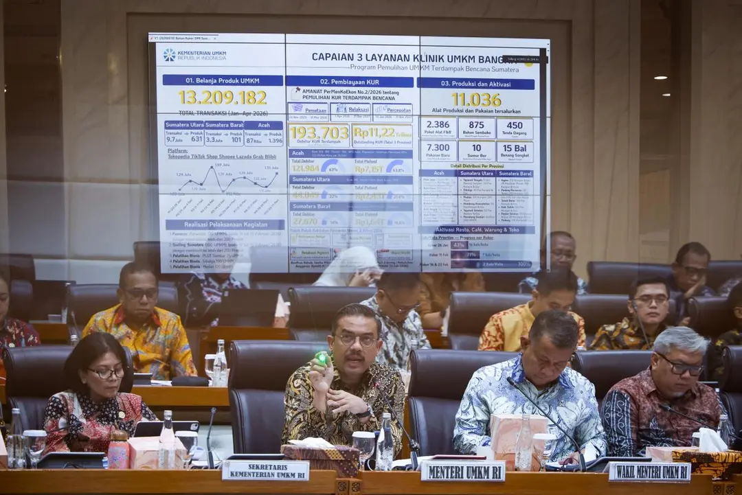 Foto: Hadiri Raker DPR, Menteri Maman Ungkap Evaluasi Anggaran dan Kinerja Kementerian UMKM