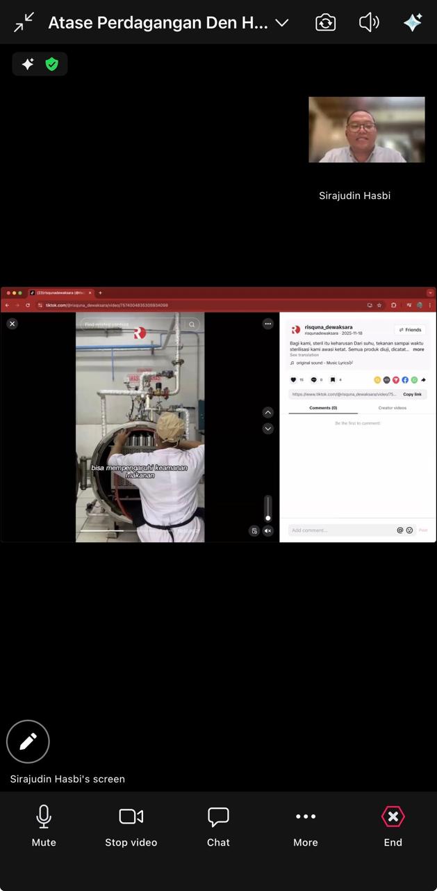 Foto: Pacu Ekspor Makanan Berbasis Nabati, Kemendag Fasilitasi Penjajakan Bisnis UMKM ke Belanda