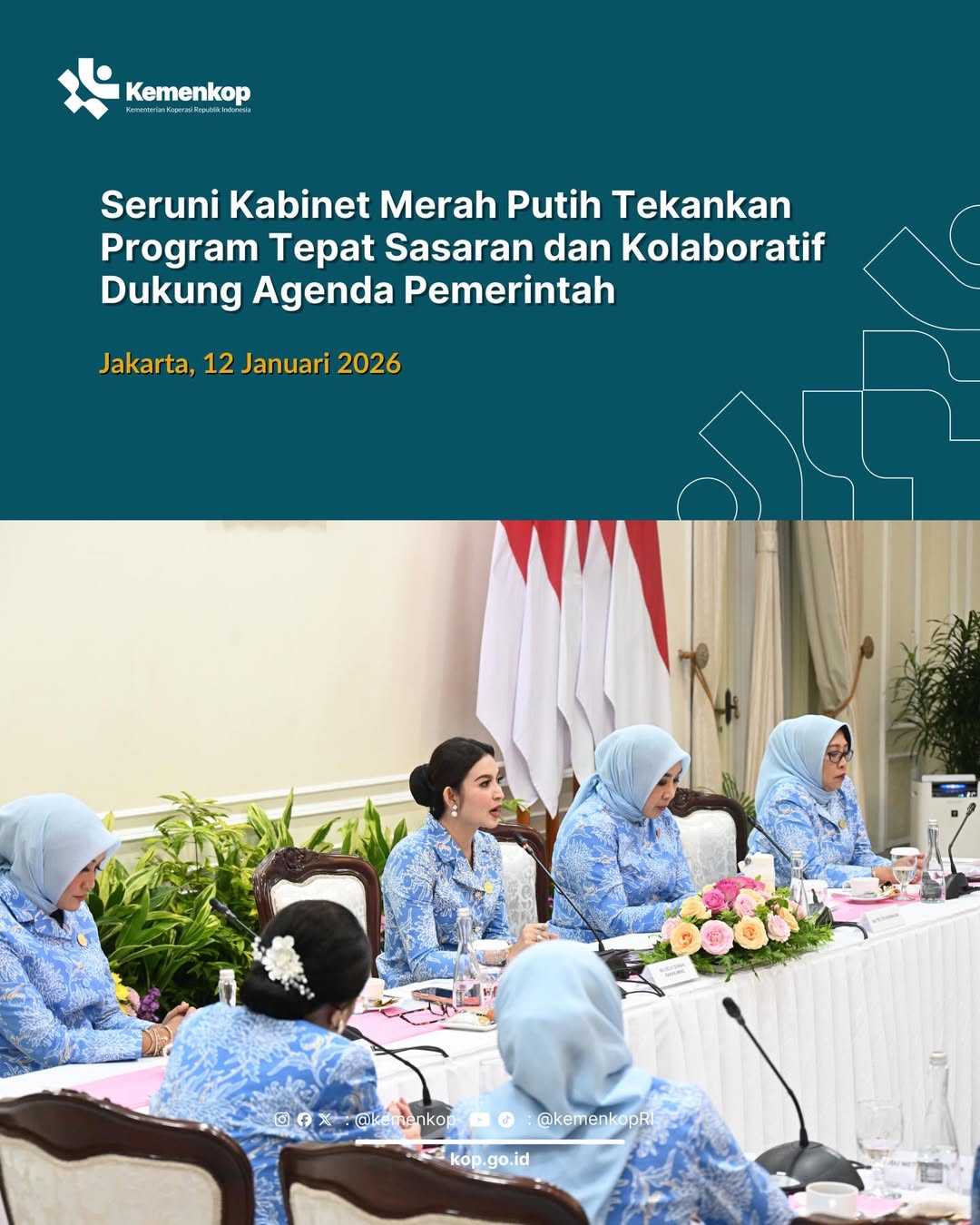 Foto: Seruni Kabinet Merah Putih Tertekan Program Tepat Sasaran dan Kolaboratif Dukung Agenda Pemerintah
