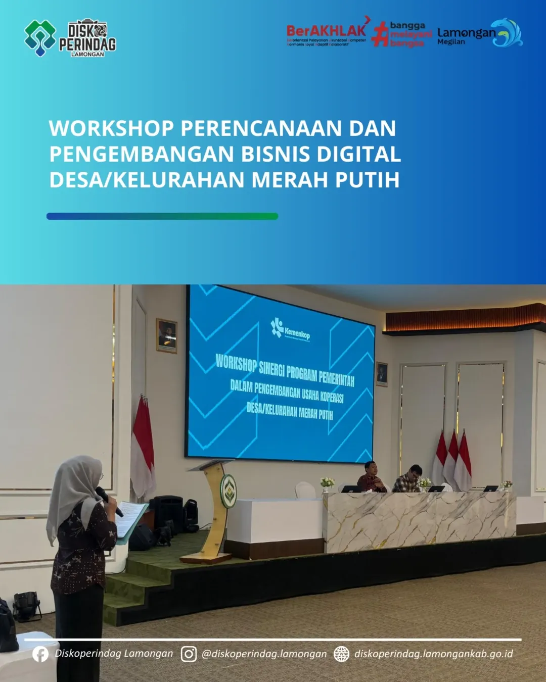Foto: Workshop Perencanaan dan Pengembangan Bisnis Digital Koperasi Desa/Kelurahan Merah Putih