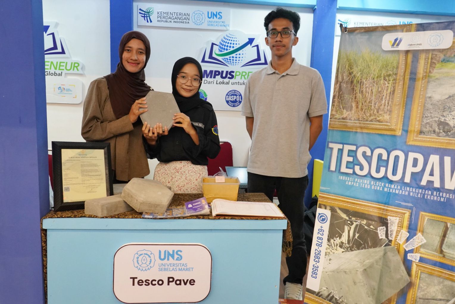 Foto: Kemendag dan UNS Gelar Campuspreneur Expo, Hadirkan 30 Wirausahawan Muda Potensial di Kalangan Mahasiswa