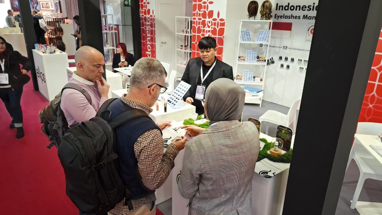 Foto: Produk Kosmetik Indonesia Sukses Tarik Minat Buyer Internasional di Ajang Cosmoprof Worldwide Bologna 2026