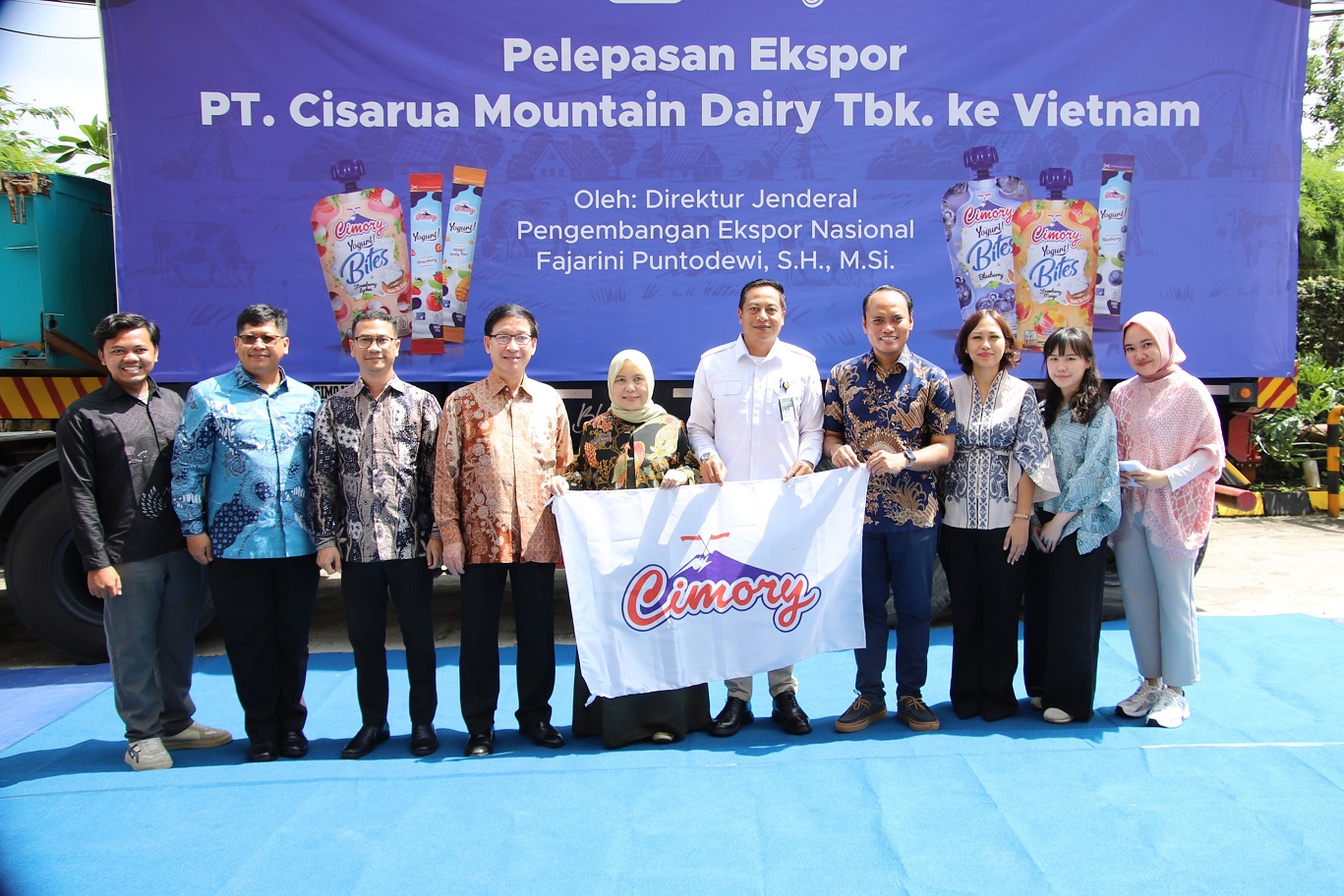 Foto: Kemendag Lepas Ekspor Perdana Yogurt Rp1,13 Miliar ke Vietnam
