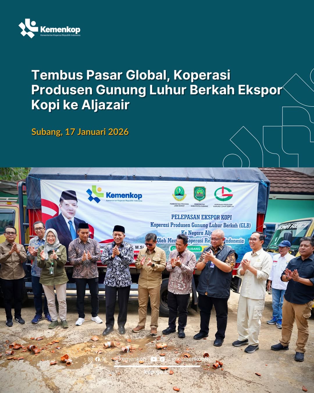 Foto: Tembus Pasar Global, Koperasi Produsen Gunung Luhur Berkah Ekspor Kopi ke Aljazir