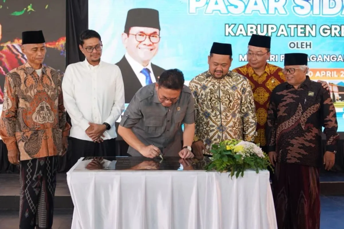 Foto: Mendag: Revitalisasi Pasar Rakyat Perkuat Ekonomi Daerah