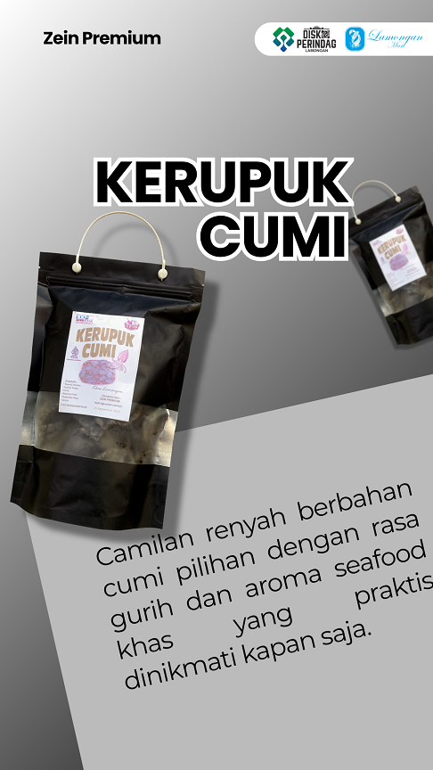 Foto: Kerupuk Cumi tersedia di Lamongan Mart
