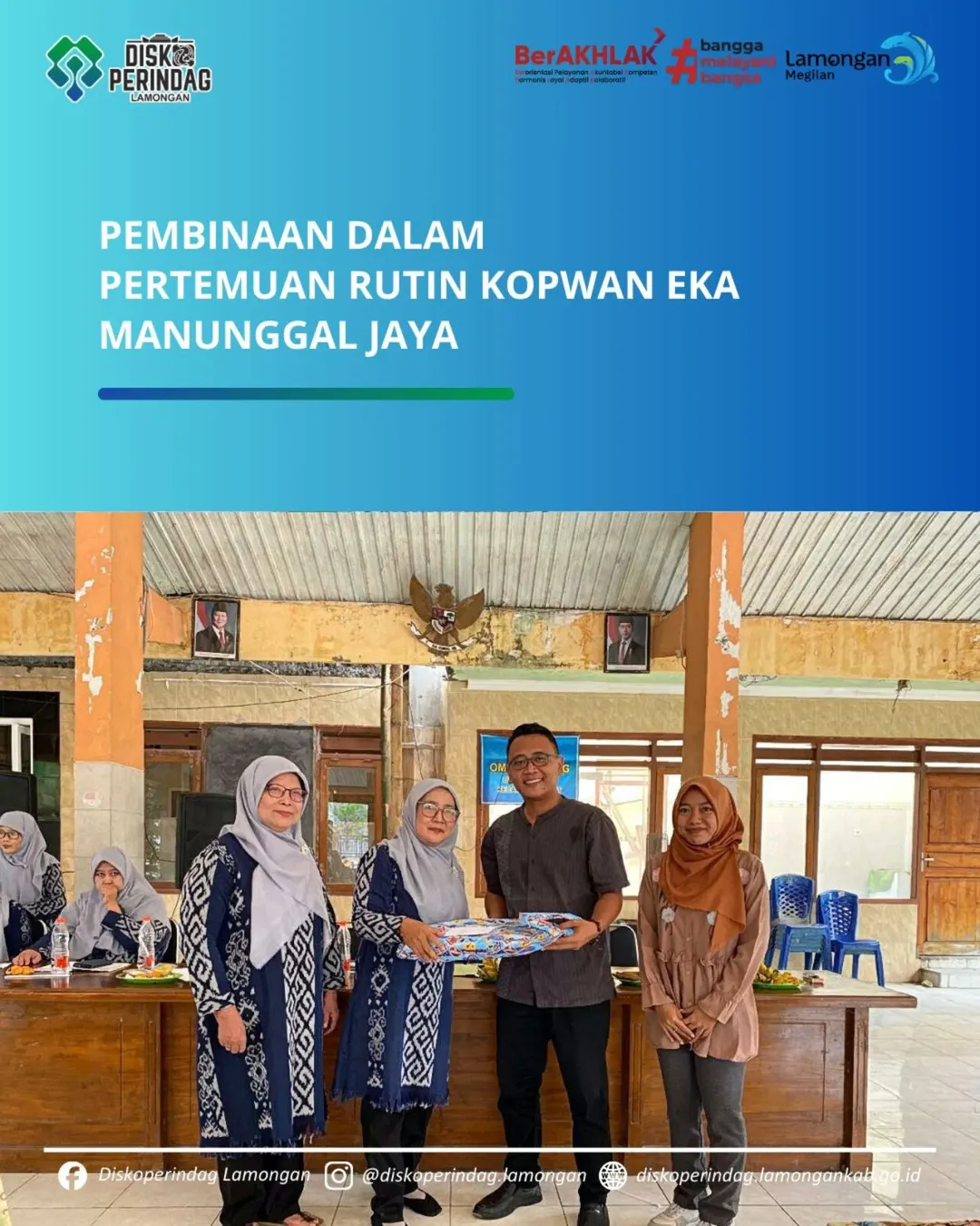 Foto: Pembinaan Kopwan dalam Pertemuan Rutin Kopwan Eka Manunggal Jaya