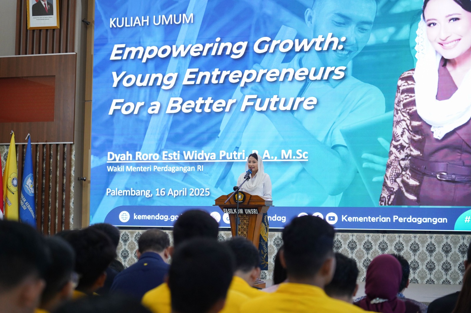 Foto: Pacu Semangat Kewirausahaan Mahasiswa, Wamendag Roro: Pemerintah Hadir dengan Dukungan Nyata