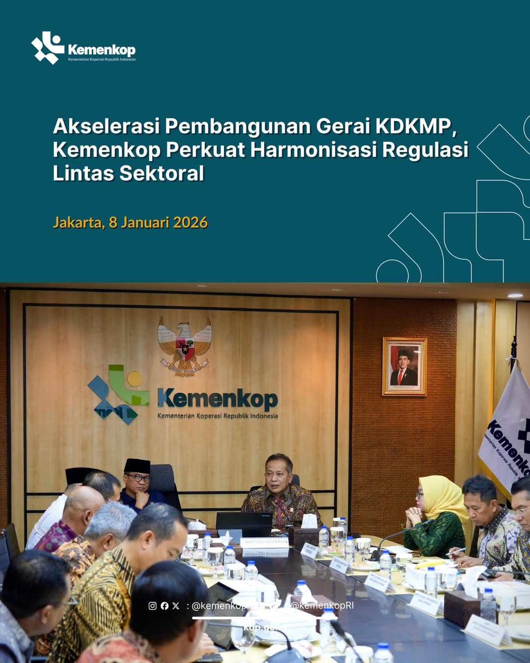 Foto: Akselerasi Pembangunan Gerai KDKMP, Kemenkop Perkuat Harmonisasi Regulasi Lintas Sektoral