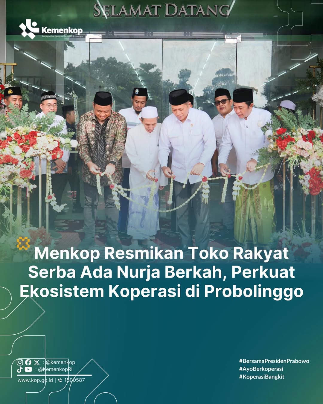 Foto: Menkop Resmikan Toko Rakyat Serba Ada Nurja Berkah, PErkuat Ekosistem Koperasi di Probolinggo