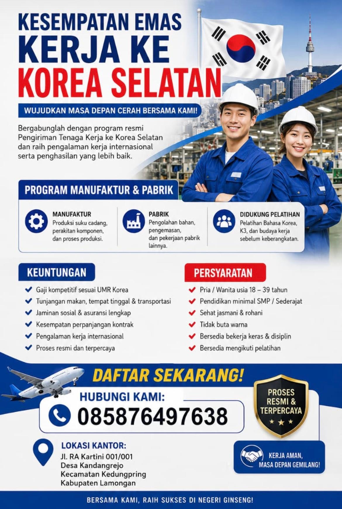 Foto: LOKER KE KOREA SELATAN