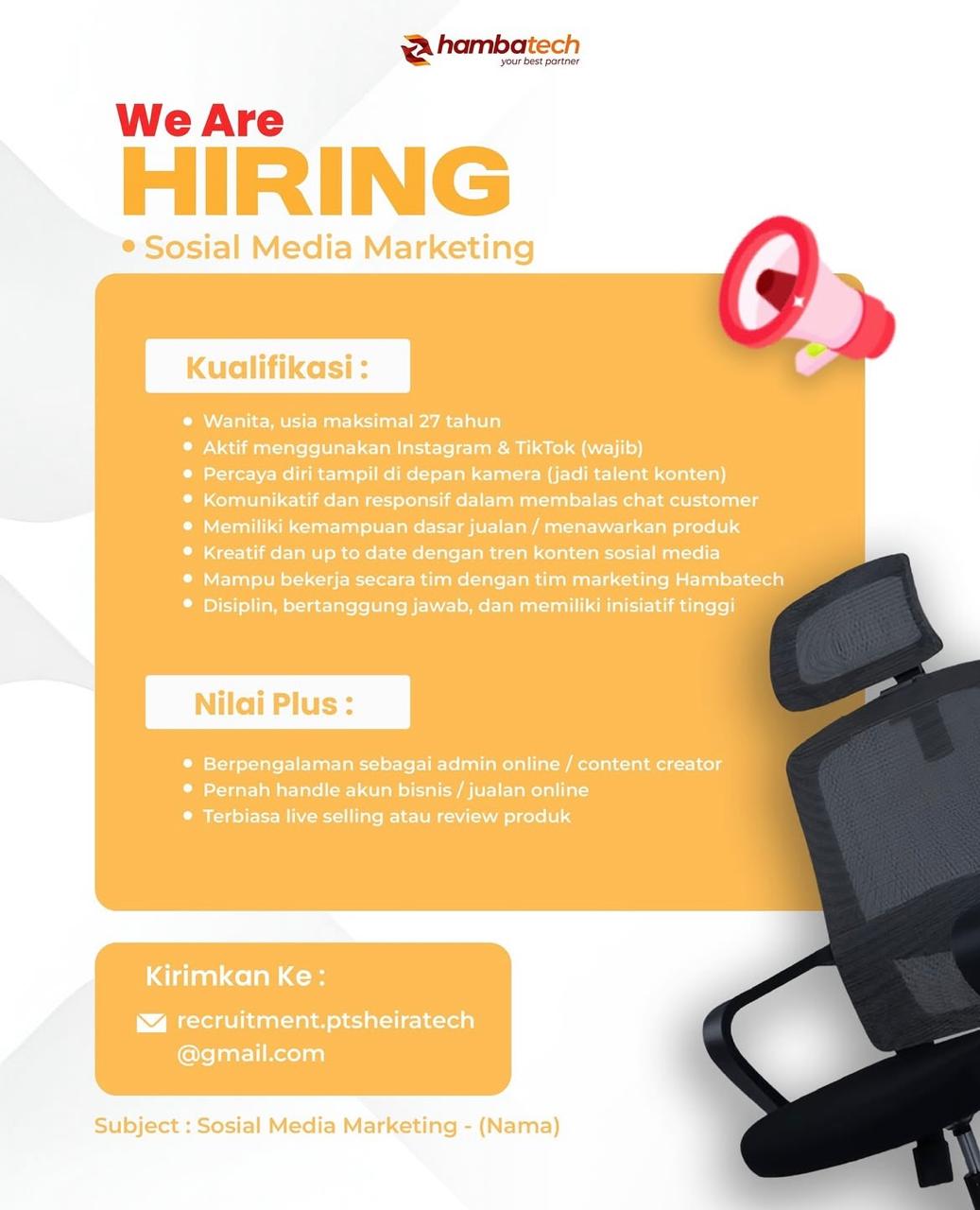 Foto: LOKER HAMBA TECH