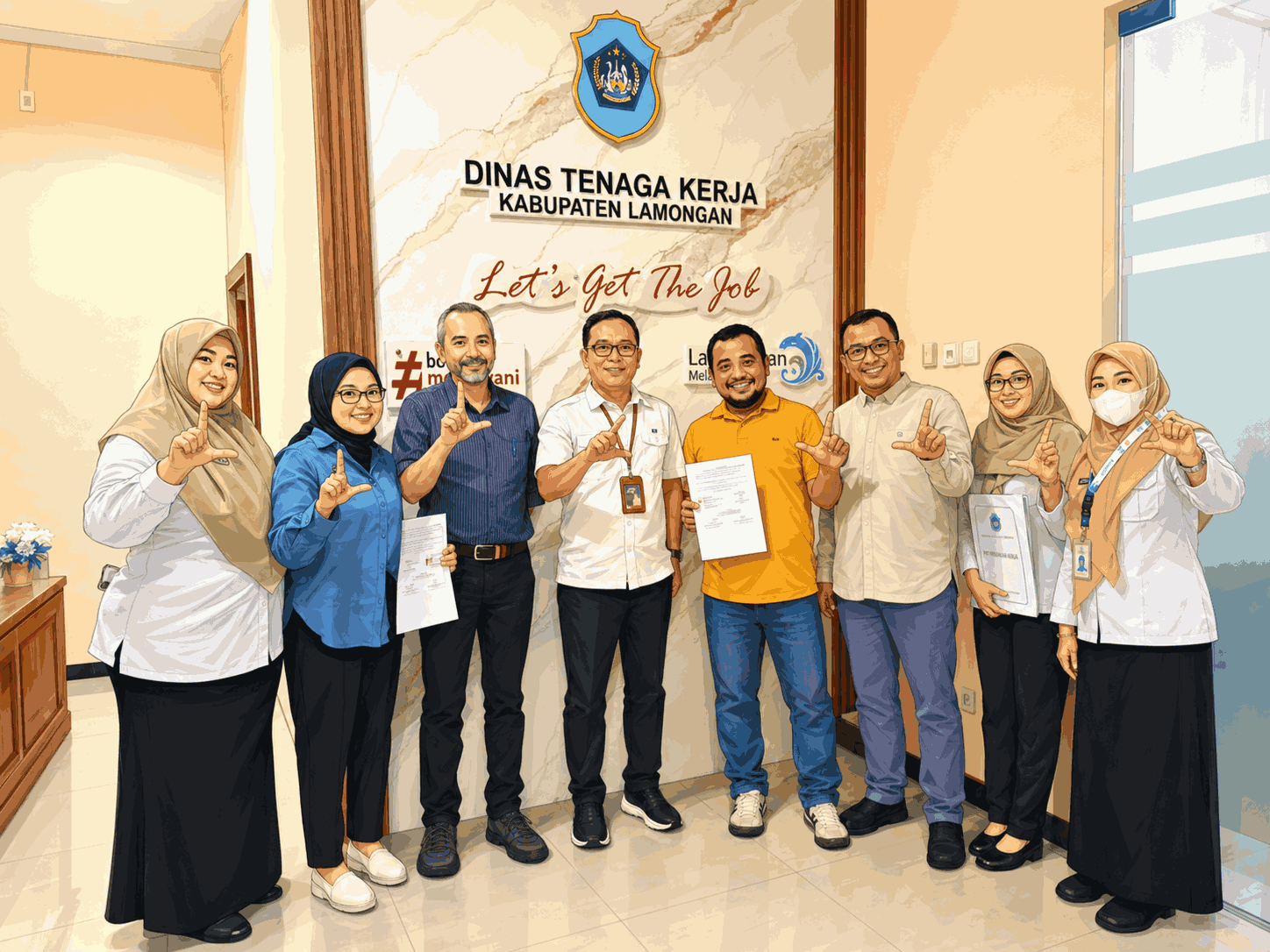 Foto: HUBUNGAN INDUSTRIAL HARMONIS