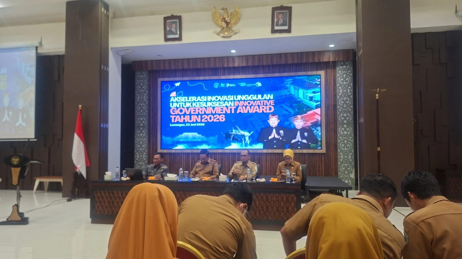 Foto: DISNAKER PERKUAT INOVASI UNGGULAN MENUJU SUKSES INNOVATIVE GOVERNMENT AWARD 2026