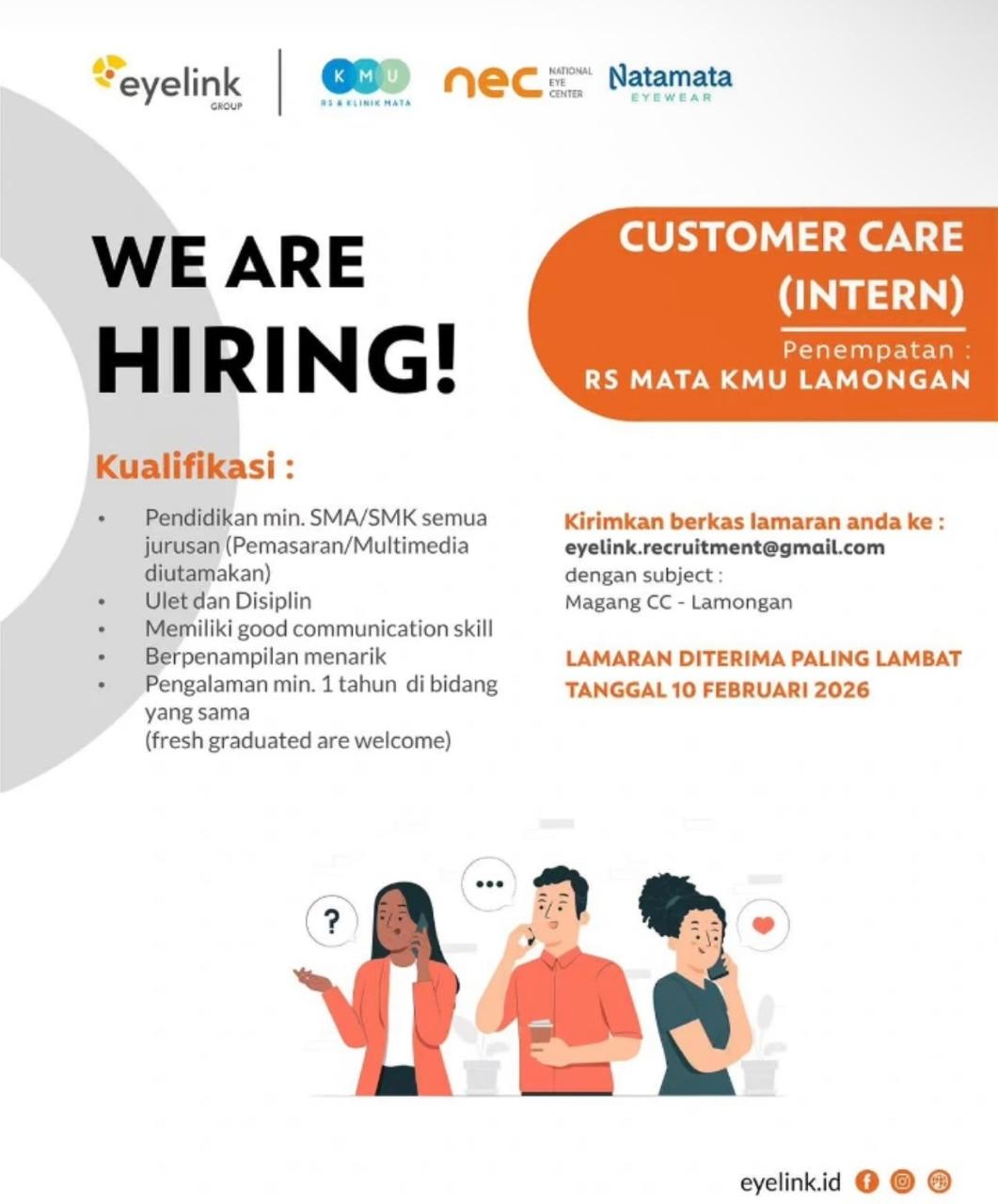 Foto: LOKER KMU RS & KLINIK MATA