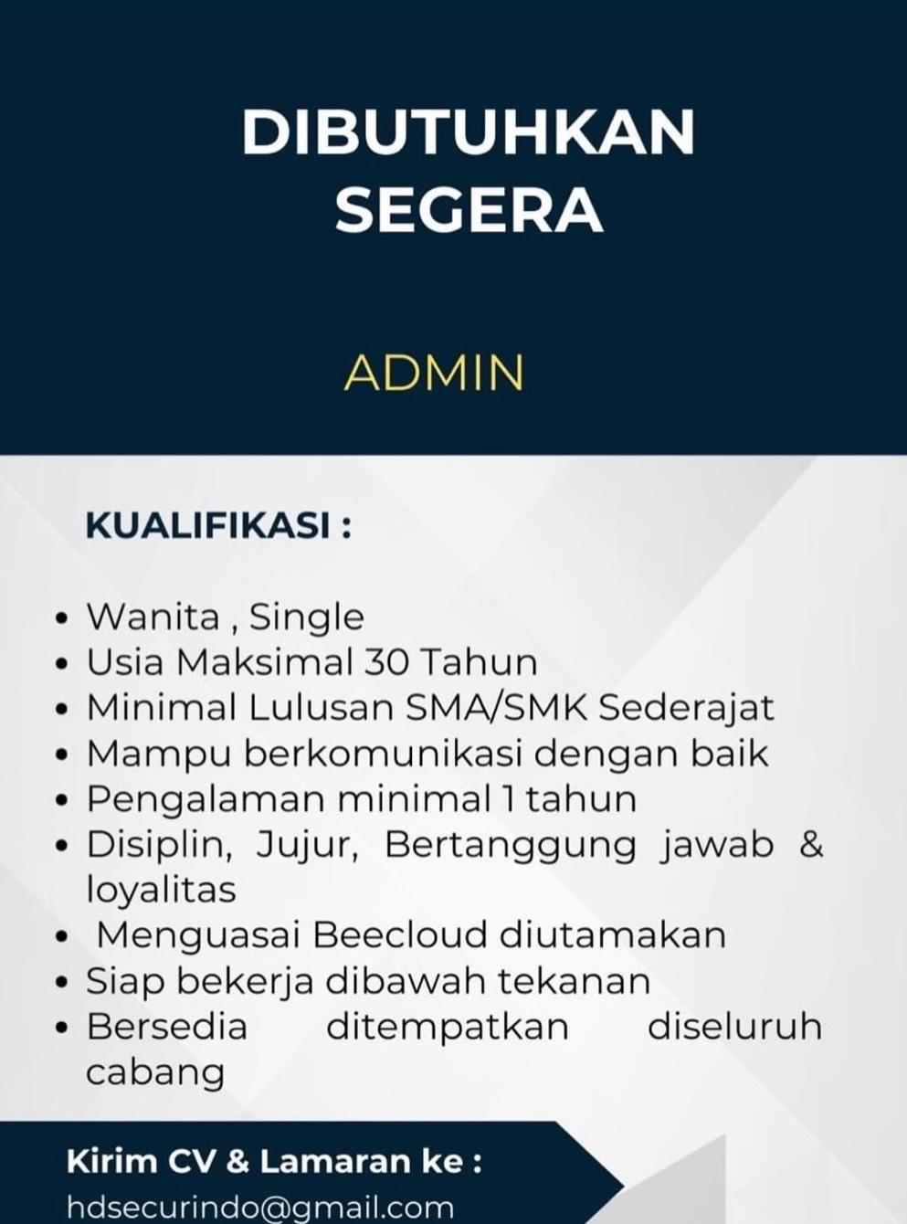 Foto: LOKER HD SECURINDO