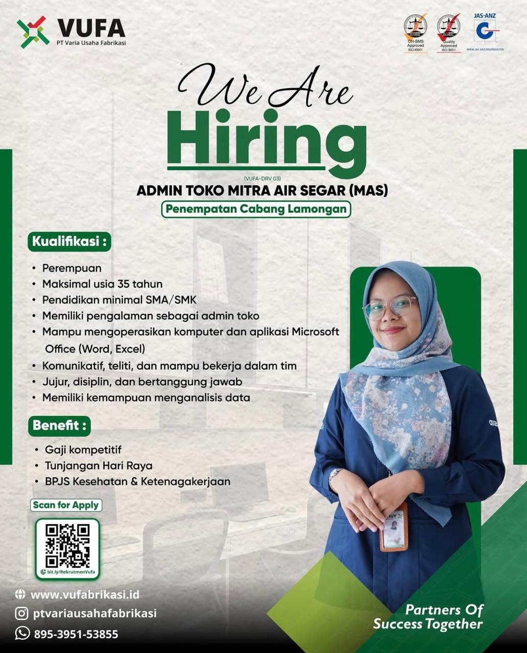 Foto: LOKER PT. VARIA USAHA FABRIKASI