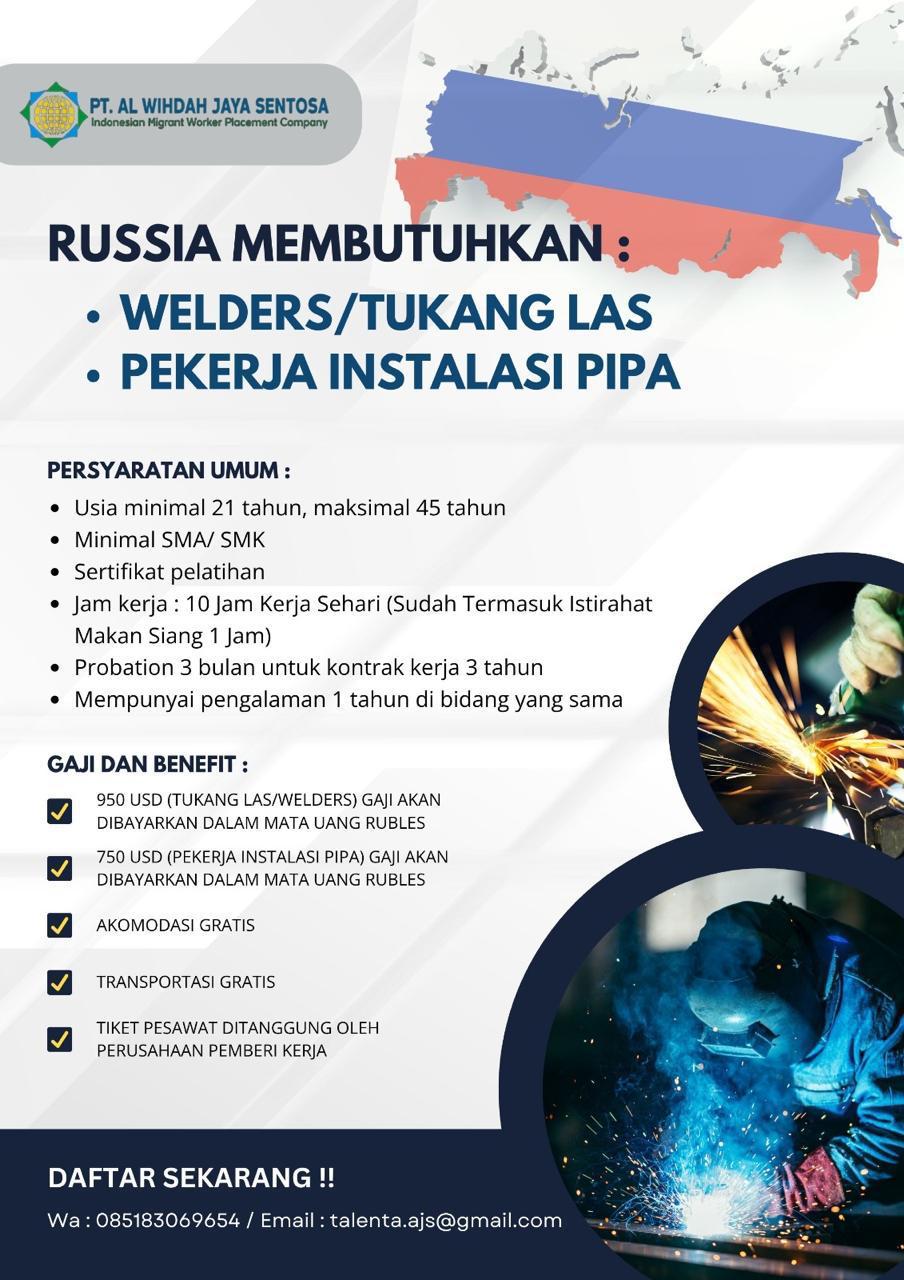 Foto: LOKER RUSSIA PT. AL WIHDAH JAYA SENTOSA