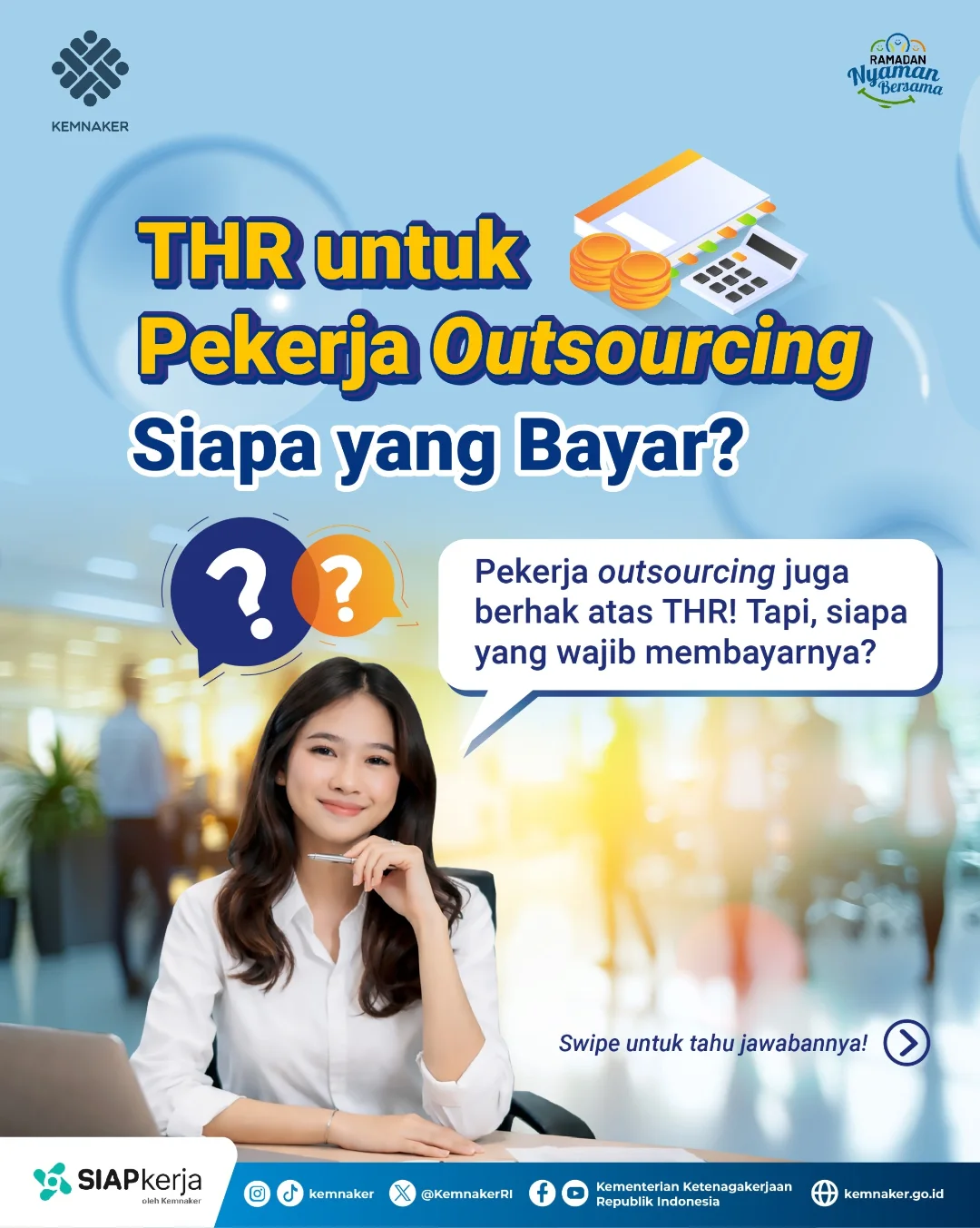 Foto: THR PEKERJA OUTSOURCING SIAPA YANG BAYAR?