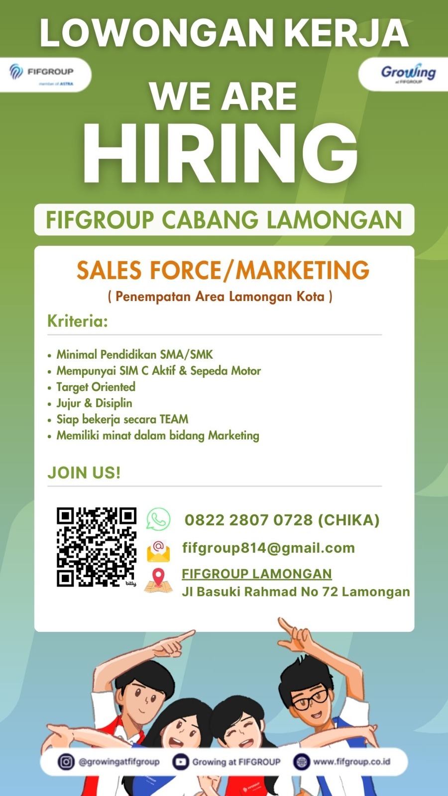 Foto: LOKER FIF GROUP LAMONGAN