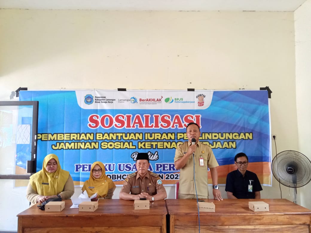 Foto: SOSIALISASI BANTUAN IURAN PERLINDUNGAN JAMINAN SOSIAL KETENAGAKERJAAN UNTUK PELAKU USAHA PERIKANAN