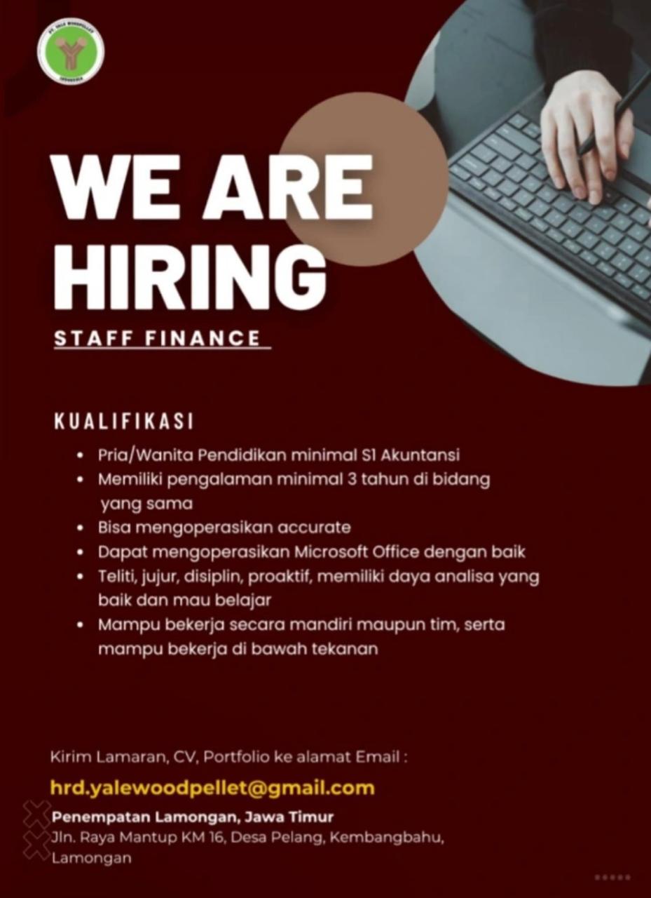 Foto: LOKER PT. YALE WOODPELLET INDONESIA