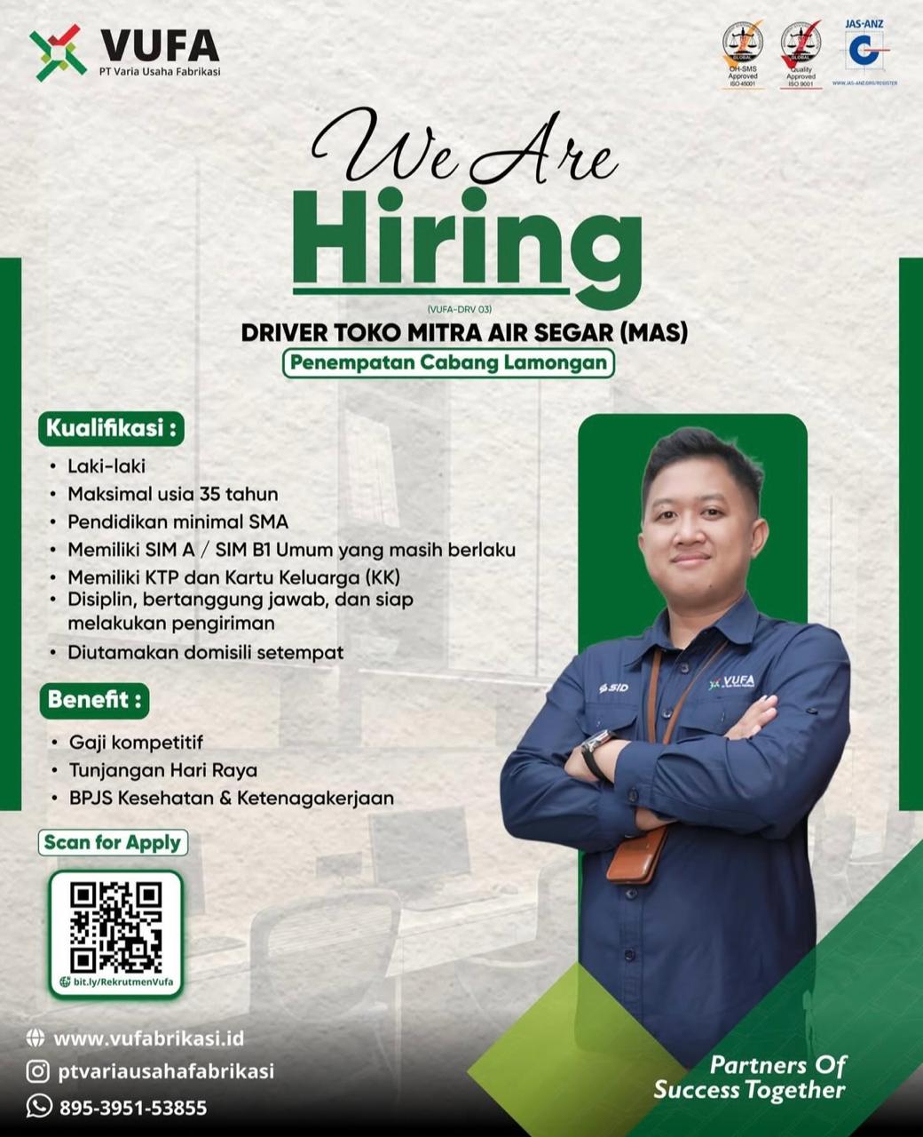 Foto: LOKER PT. VARIA USAHA FABRIKASI