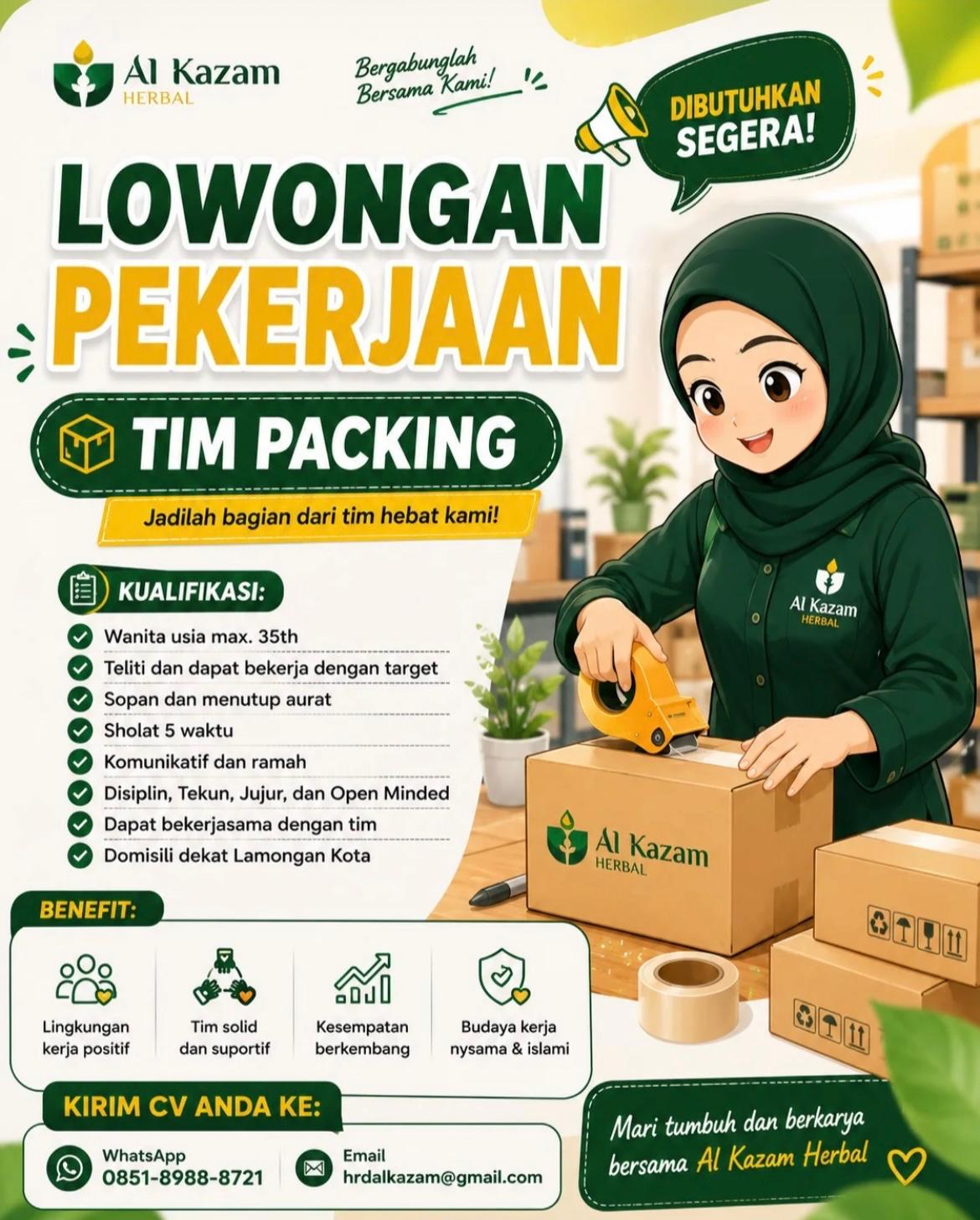 Foto: LOKER AL KAZAM HERBAL