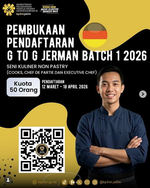 Foto: PEMBUKAAN PENDAFTARAN GTOG JERMAN BATCH 1 2026