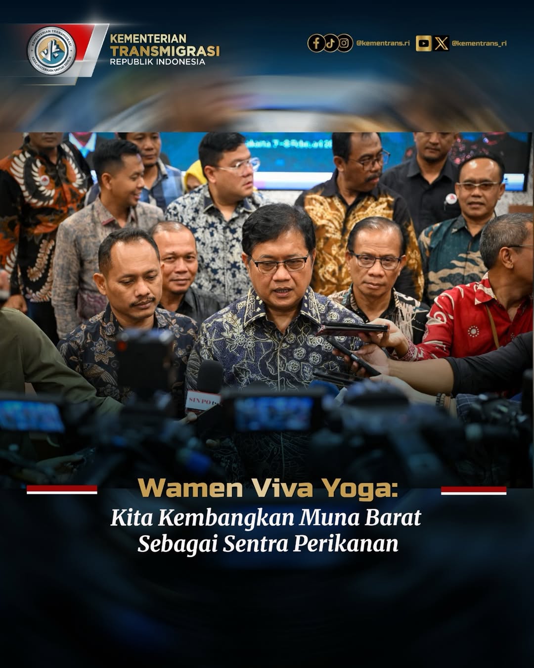 Foto: WAMEN VIVA YOGA: KITA KEMBANGKAN MUNA BARAT SEBAGAI SENTRA PERIKANAN