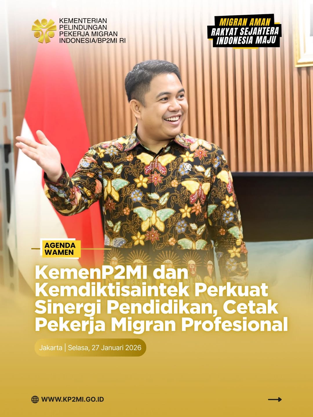 Foto: KEMENP2MI DAN KEMENDIKBUDRISTEK PERKUAT SINERGI PENDIDIKAN, CETAK PEKERJA MIGRAN PROFESIONAL