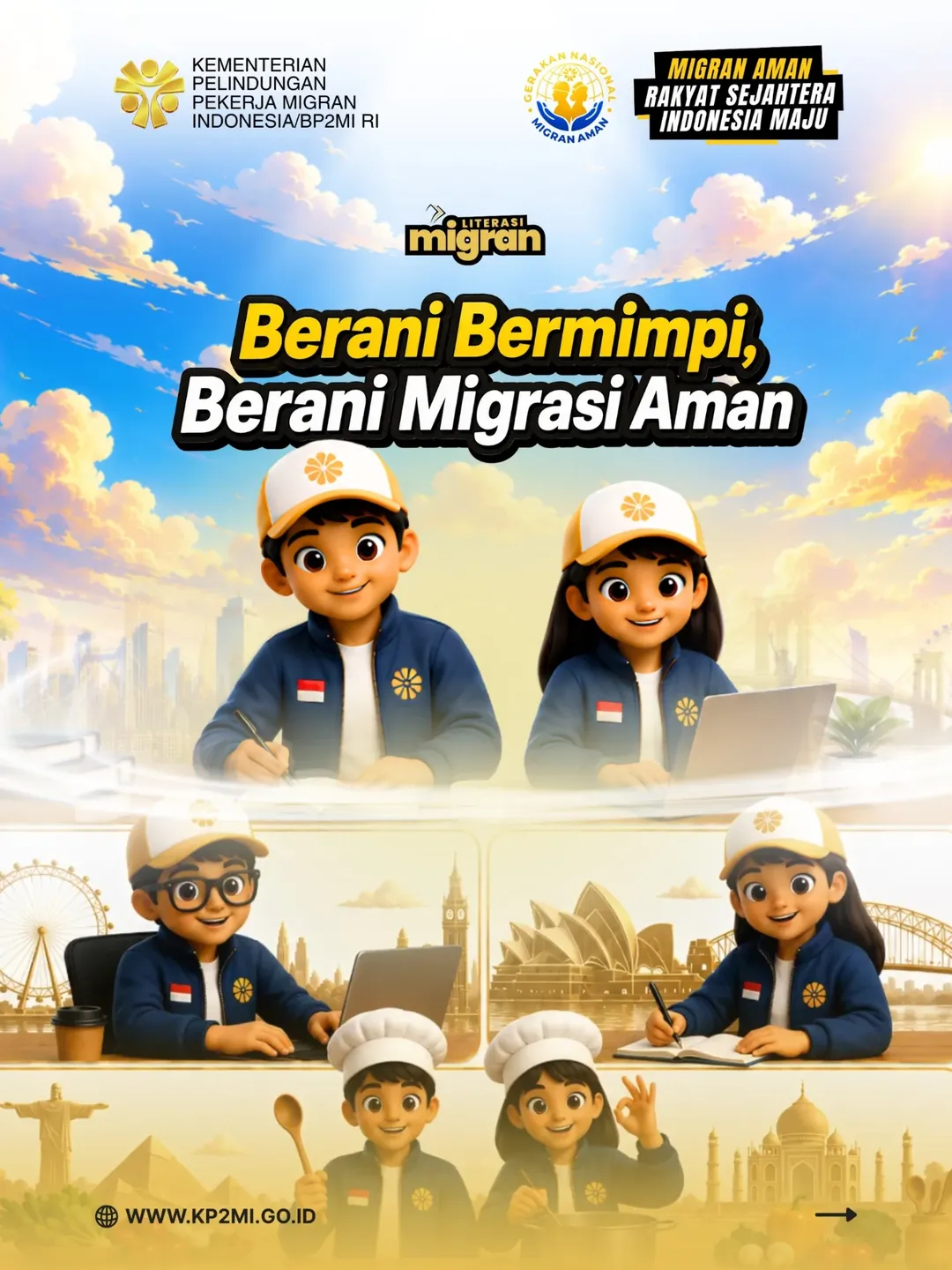 Foto: BERANI BERMIMPI, BERANI MIGRASI AMAN