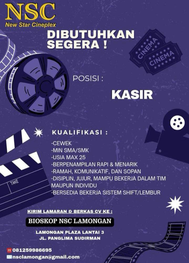 Foto: LOKER NEW STAR CINEPLEX