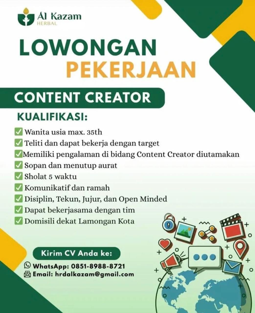 Foto: LOKER AL KAZAM HERBAL