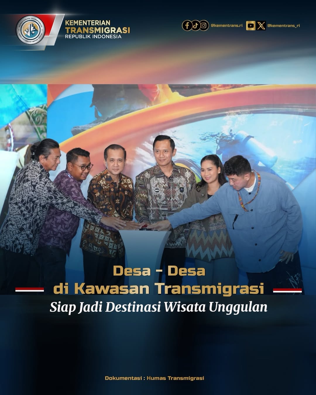 Foto: DESA-DESA DI KAWASAN TRANSMIGRASI SIAP JADI DESTINASI WISATA UNGGULAN