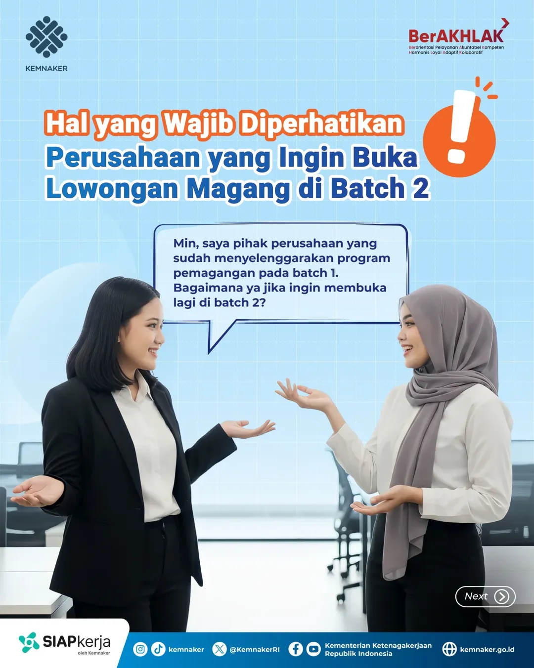 Foto: HAL WAJIB YANG PERLU DIKETAHUI PERUSAHAAN YANG INGIN BUKA LOWONGAN MAGANG BATCH 2