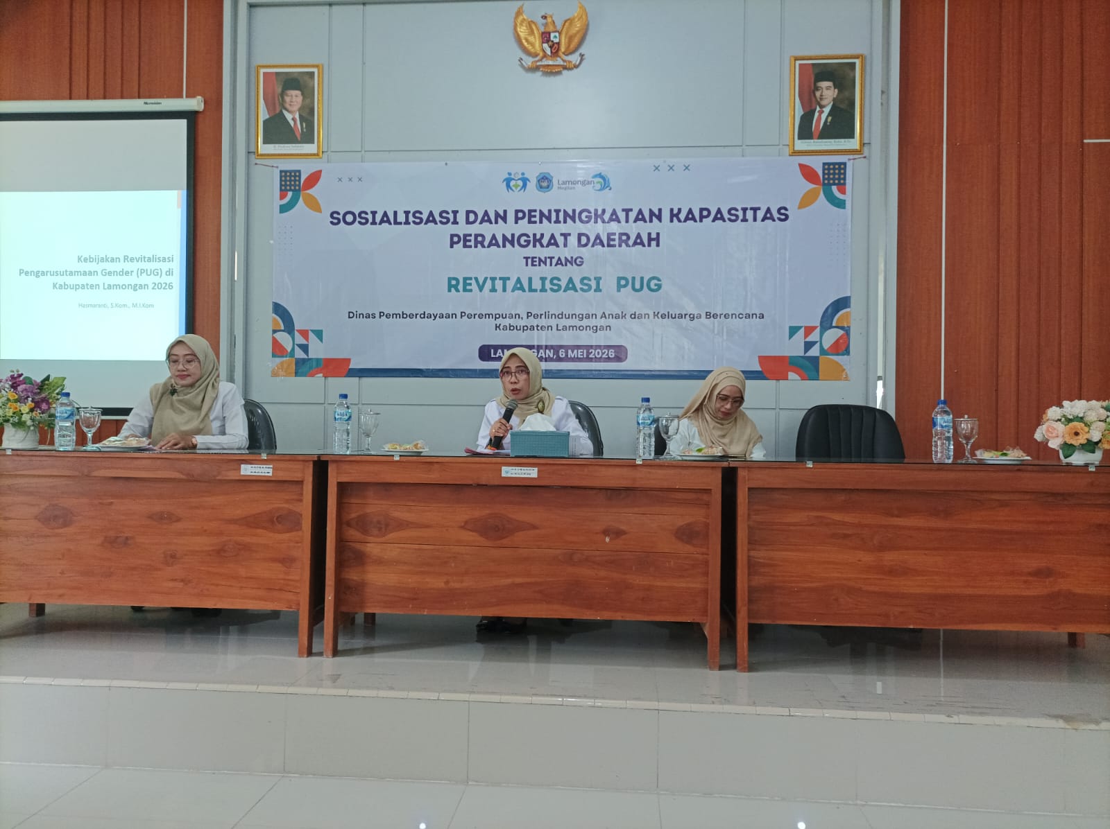 Foto: DUKUNG KESETARAAN GENDER, SEKDIN DISNAKER LAMONGAN SATRIYO WIBOWO HADIRI SOSIALISASI REVITALISASI PUG 2026