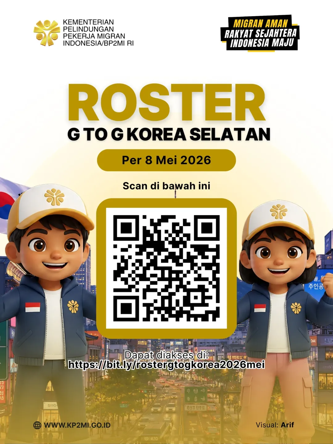 Foto: ROSTER G TO G KOREA SELATAN