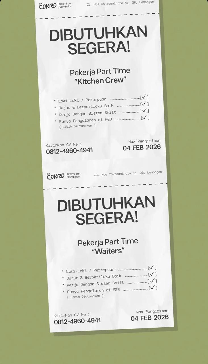 Foto: LOKER RM COKRO