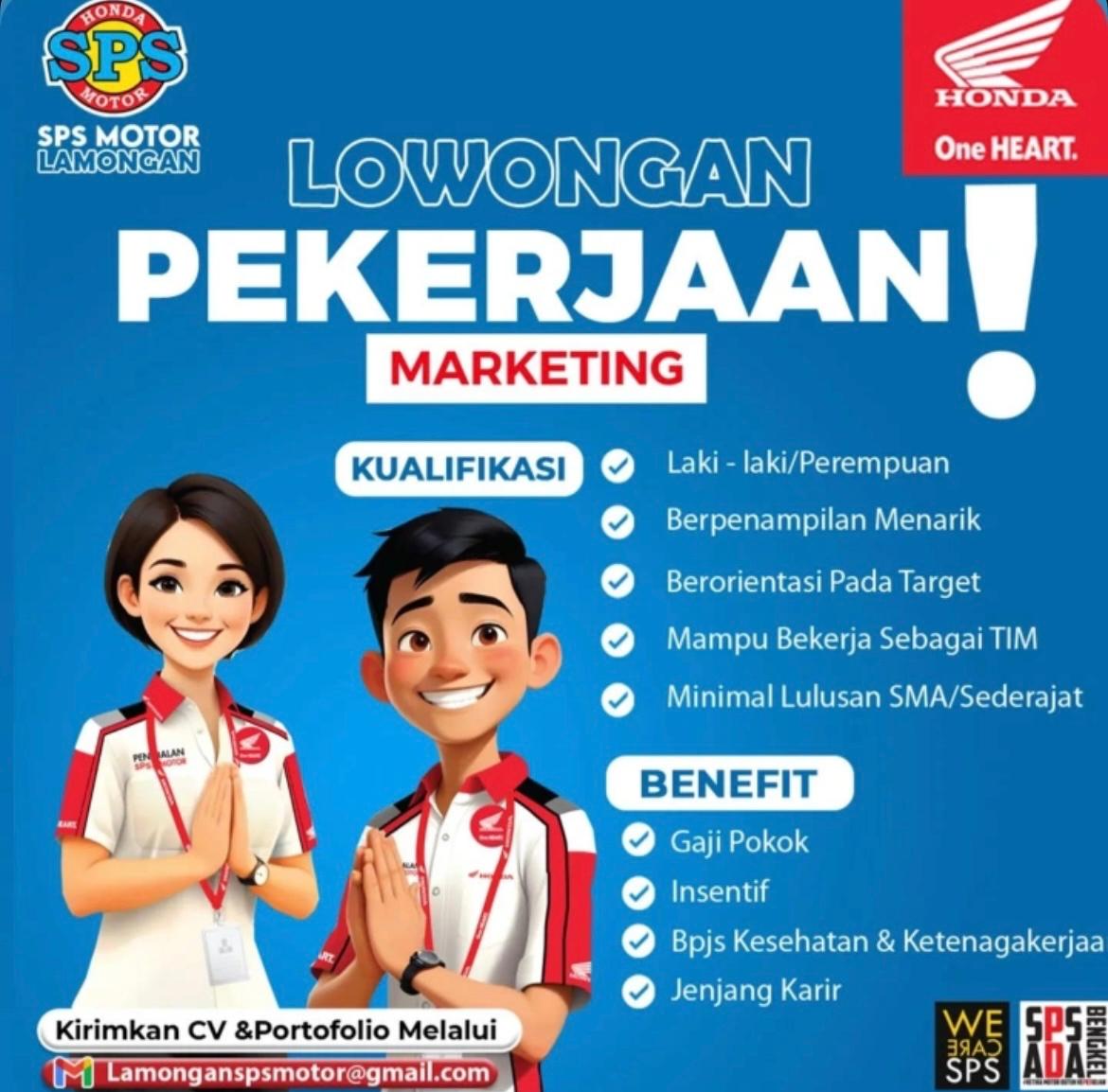 Foto: LOKER SPS MOTOR LAMONGAN