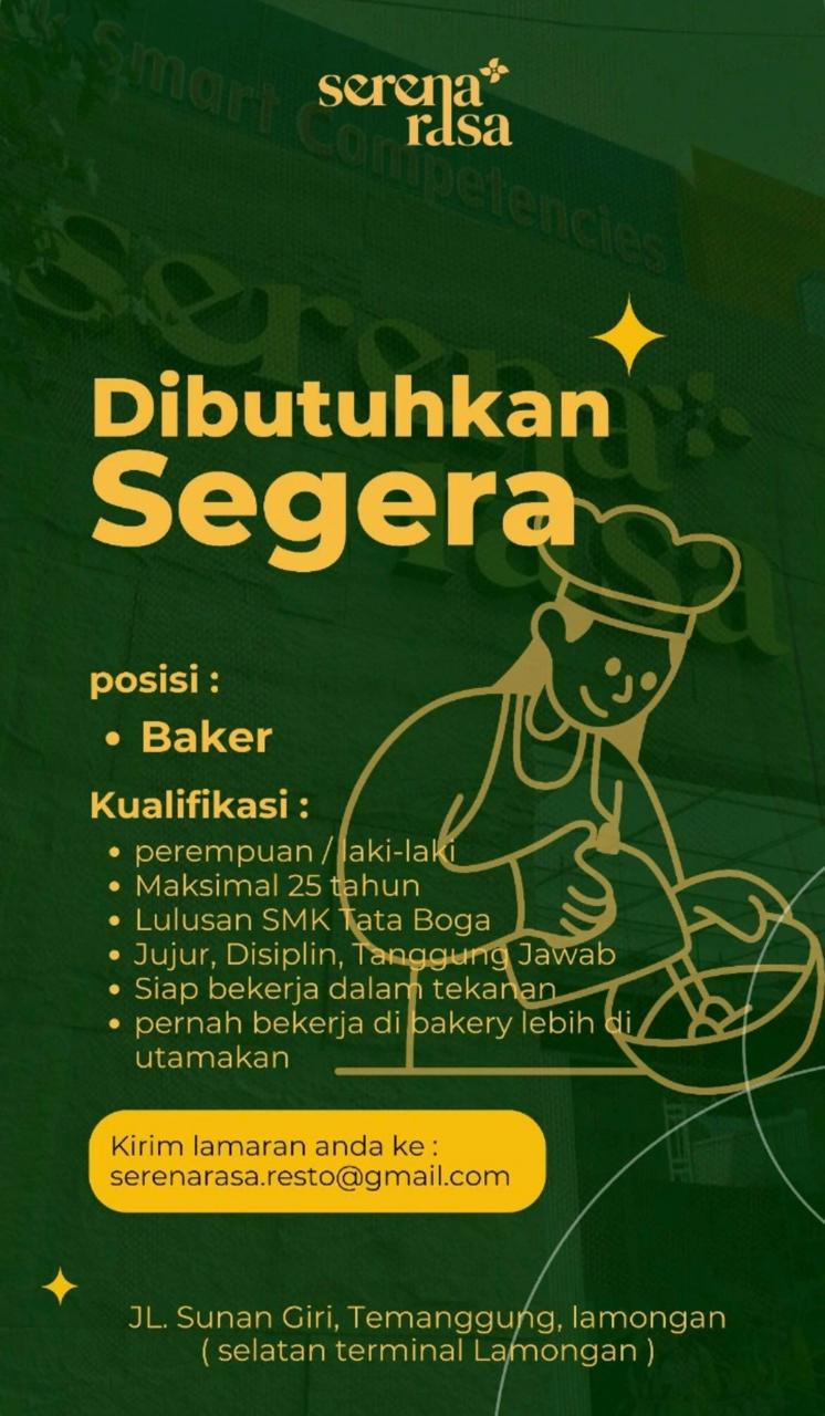 Foto: LOKER SERENA RASA