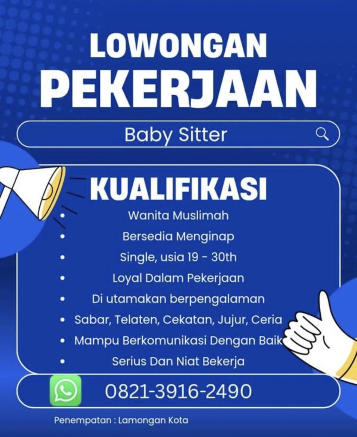 Foto: LOKER CV. PRIMA NIAGA LAMONGAN