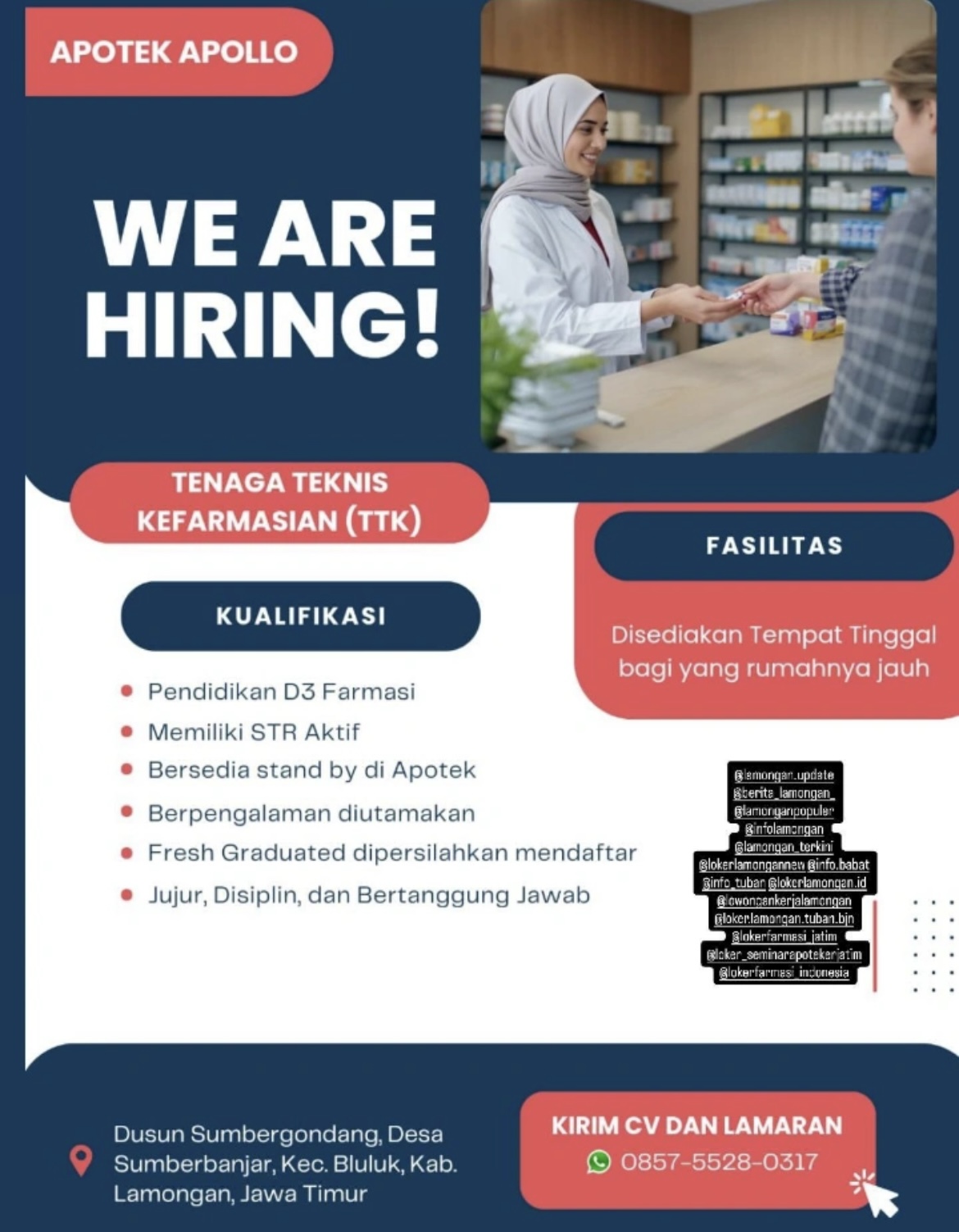 Foto: LOKER APOTEK APOLLO