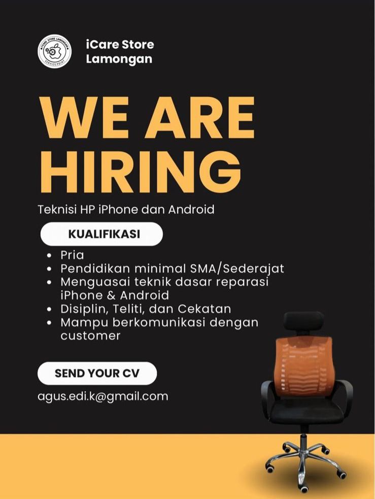 Foto: LOKER iCARE STORE LAMONGAN