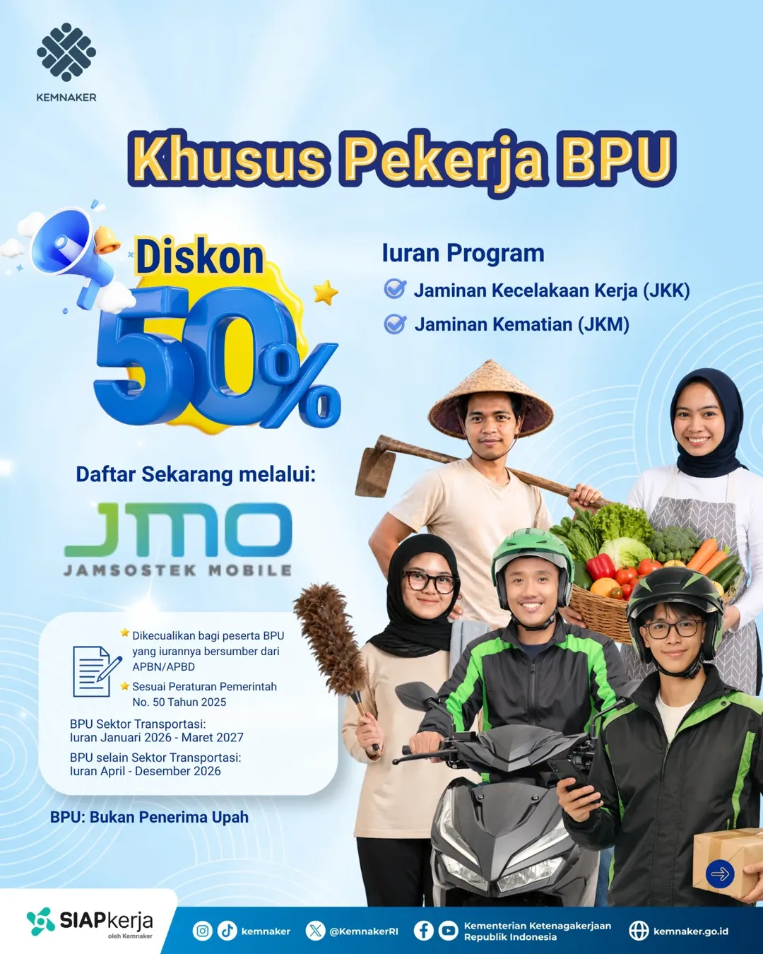 Foto: KHUSUS PEKERJA BPU